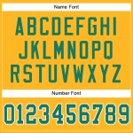 Custom Gold Kelly Green-White Mesh Authentic Football Jersey Custom Gold Kelly Green-White Mesh Authentic Football Jersey