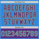 Custom Powder Blue Gold-Purple Bomber Varsity Letterman Two Tone Zipper Jacket Custom Powder Blue Gold-Purple Bomber Varsity Letterman Two Tone Zipper Jacket