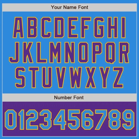 Custom Powder Blue Gold-Purple Bomber Varsity Letterman Two Tone Zipper Jacket Custom Powder Blue Gold-Purple Bomber Varsity Letterman Two Tone Zipper Jacket