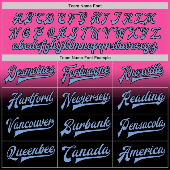 Custom Pink Light Blue-Black Bomber Full-Snap Varsity Letterman Fade Fashion Jacket