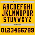 Custom Gold Black-Orange Authentic Throwback Basketball Jersey