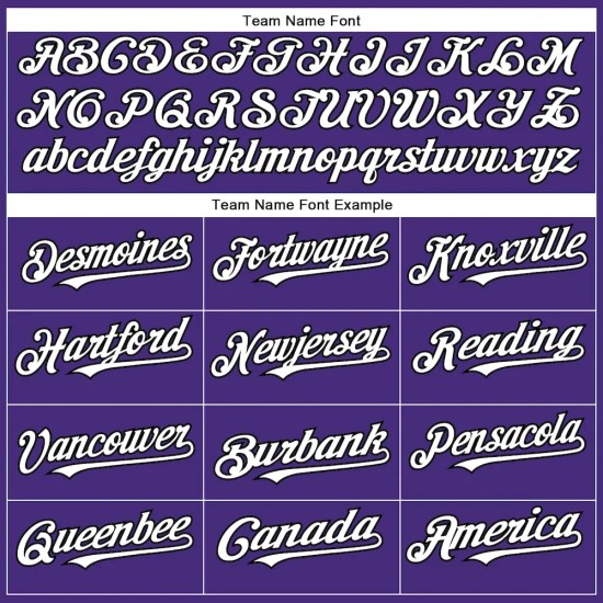 Custom Purple White-Black Authentic Baseball Jersey
