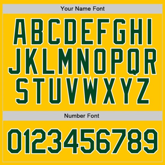 Custom Stitched Gold Green-White Sports Pullover Sweatshirt Hoodie