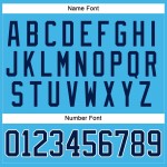 Custom Sky Blue Navy-White Hockey Jersey